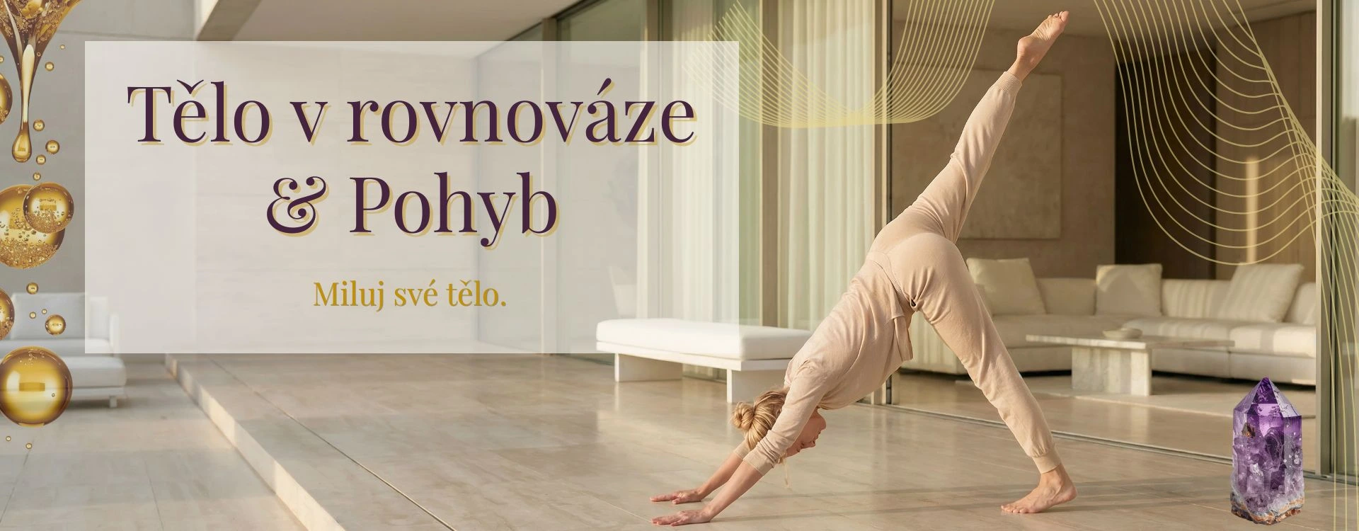 Martina Bajerová – akreditovaná instruktorka jógy v&nbsp;Brně a&nbsp;funkční pohyb pro&nbsp;tělo v&nbsp;rovnováze.