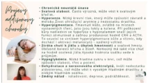Odborný výklad farmaceutky o&nbsp;příznacích Addisonovy choroby, hyperpigmentaci a&nbsp;elektrolytové nerovnováze pro&nbsp;kurz hormonální jógy certifikované lektorky Martiny Bajerové.