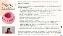 Odborný výklad farmaceutky o&nbsp;příznacích děložních myomů, vlivu na&nbsp;menstruaci a&nbsp;plodnost pro&nbsp;kurz hormonální jógy certifikované lektorky Martiny Bajerové.
