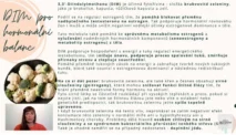 Odborný výklad farmaceutky o&nbsp;látce DIM, metabolismu estrogenů a&nbsp;vlivu goitrogenů na&nbsp;štítnou žlázu pro&nbsp;kurz hormonální jógy certifikované lektorky Martiny Bajerové.