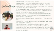 Odborný výklad farmaceutky o&nbsp;mechanismu endometriózy, chronickém zánětu a&nbsp;vlivu estrogenů na&nbsp;růst ložisek pro&nbsp;kurz hormonální jógy certifikované lektorky Martiny Bajerové.
