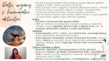Odborný výklad farmaceutky o&nbsp;hormonální aktivitě srdce, ledvin a&nbsp;trávicího traktu a&nbsp;vlivu hormonů renin a&nbsp;erytropoetin v&nbsp;kurzu hormonální jógy certifikované lektorky Martiny Bajerové.