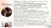 Odborný výklad farmaceutky o&nbsp;hormonech androgenech, funkci testosteronu a&nbsp;DHT pro&nbsp;kurz hormonální jógy certifikované lektorky Martiny Bajerové.