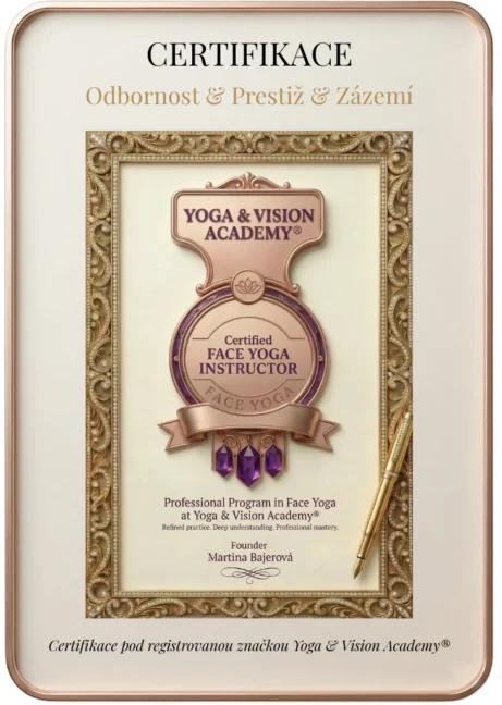 Certifikace pod registrovanou značkou Yoga & Vision Academy®