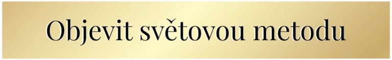 Zlatý banner s textem Objevit světovou metodu. Program inspirovaný metodou Fumiko Takatsu.