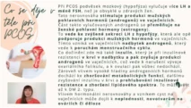 Odborný výklad farmaceutky o&nbsp;mechanismu PCOS, nadbytku androgenů a&nbsp;vlivu inzulínu na&nbsp;vaječníky pro&nbsp;kurz hormonální jógy certifikované lektorky Martiny Bajerové.