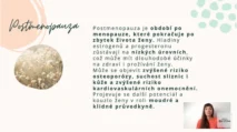 Odborný výklad farmaceutky o&nbsp;období postmenopauzy, riziku osteoporózy a&nbsp;kardiovaskulárních onemocnění v&nbsp;kurzu hormonální jógy.